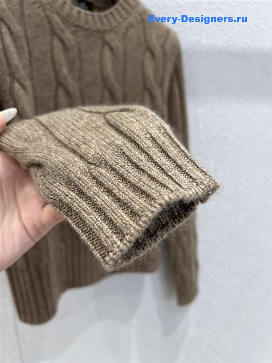 L0r0 P1ana napier cashmere cable-knit sweater set