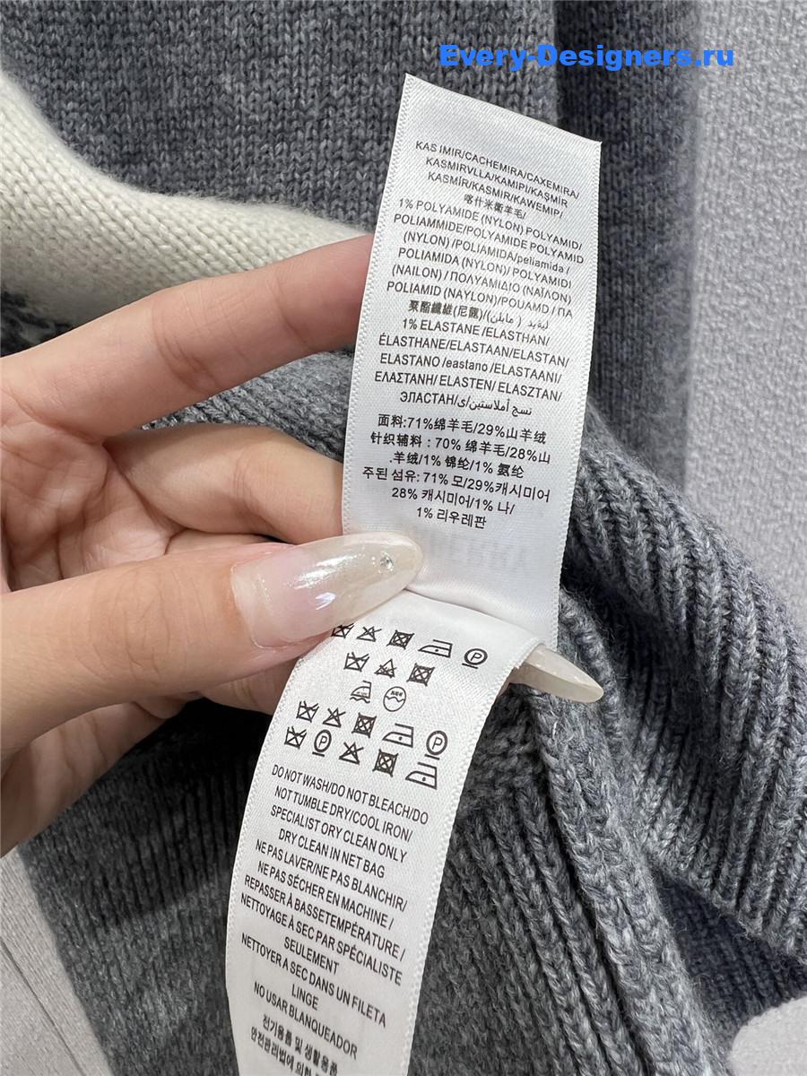 Bv*b*rry grey equestrian knight sweater