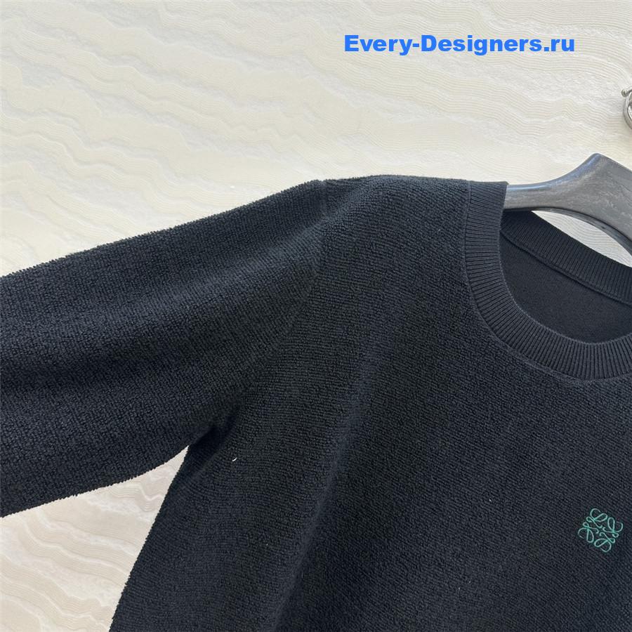 L0ew* black anagram wool sweater