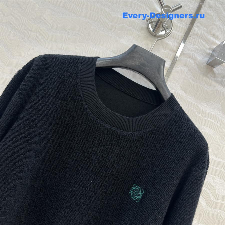 L0ew* black anagram wool sweater