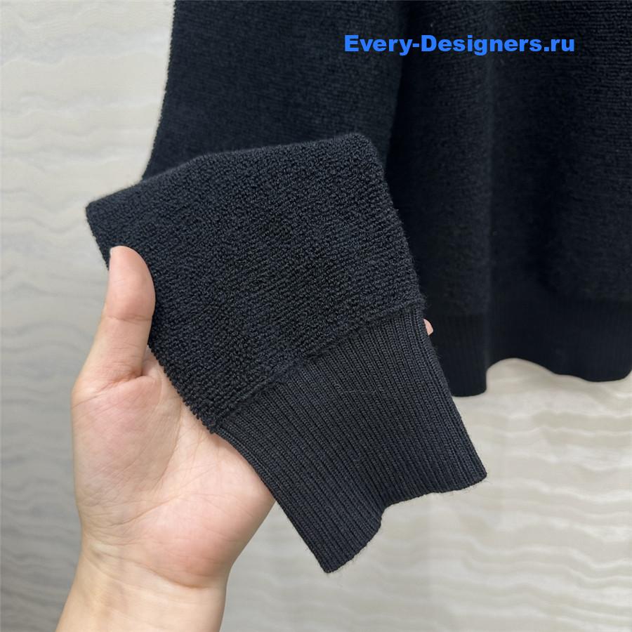 L0ew* black anagram wool sweater