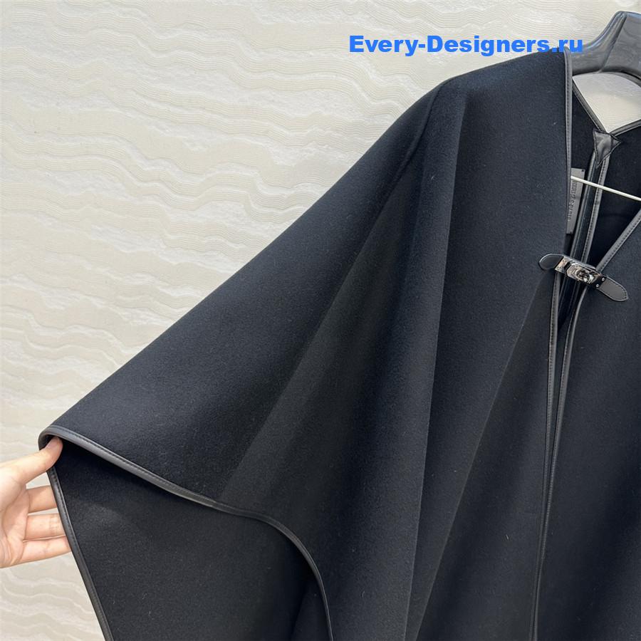 H**me5 black kelly cashmere cape