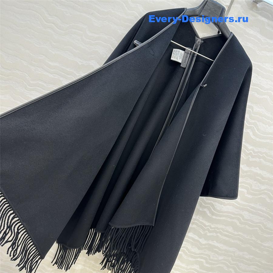 H**me5 black kelly cashmere cape
