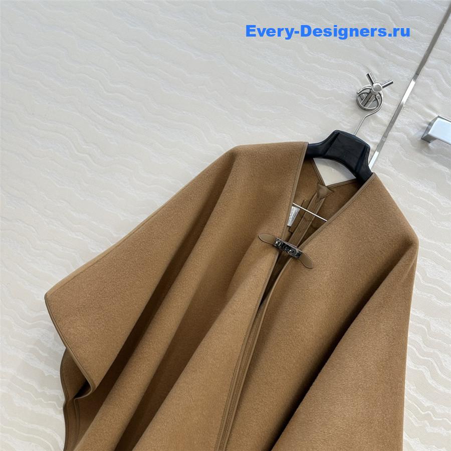 H**me5 camel kelly cashmere cape
