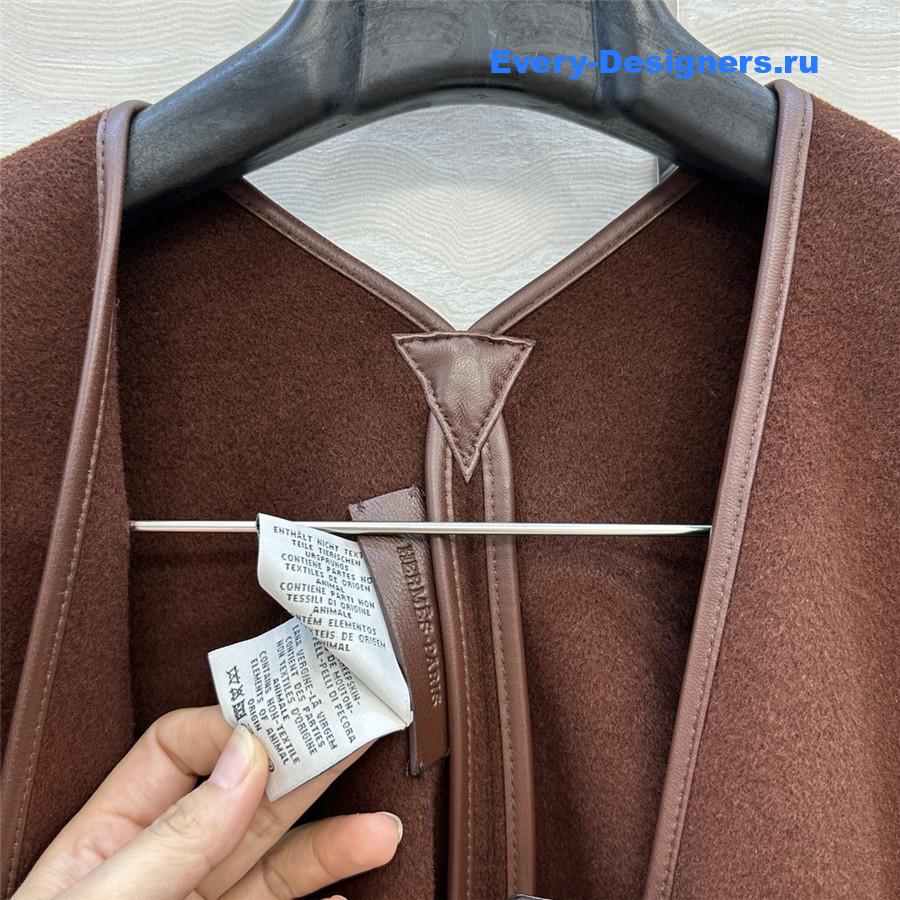 H**me5 brown kelly cashmere cape