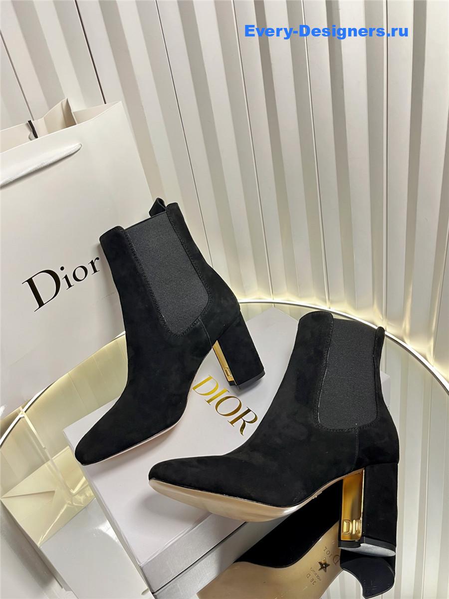 D10r black d-town chunky heel boots