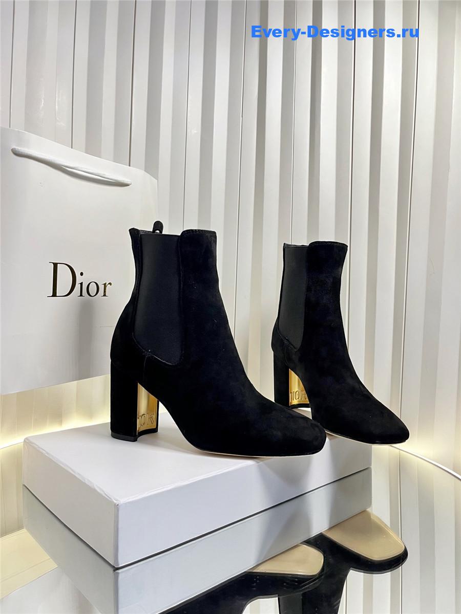 D10r black d-town chunky heel boots