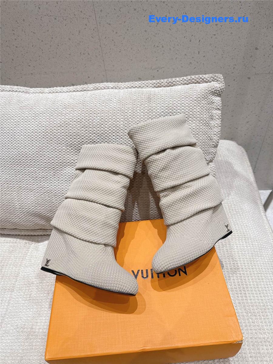 l0vis Vvtt0n beige summer mid wedge boot