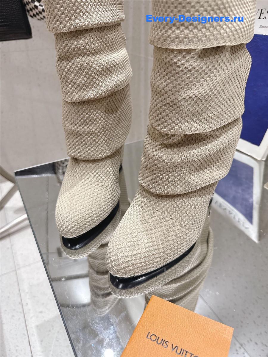 l0vis Vvtt0n beige summer mid wedge boot