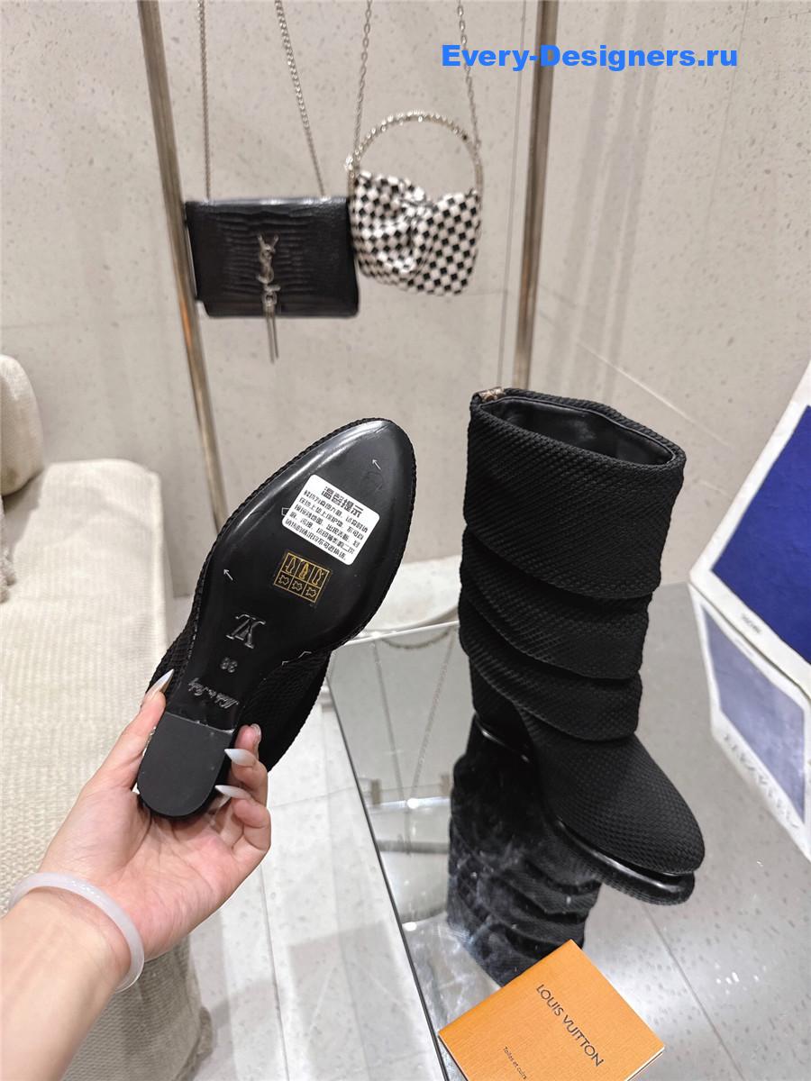 l0vis Vvtt0n black summer mid wedge boot