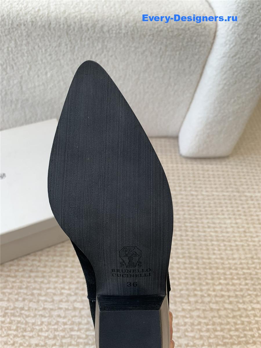 BC Black Suede Western Cowboy Boots