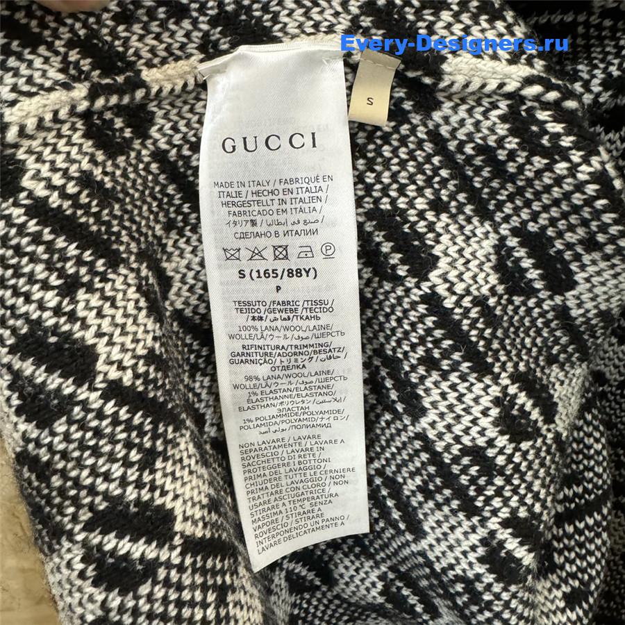 Gvc*1 houndstooth bomber jacket