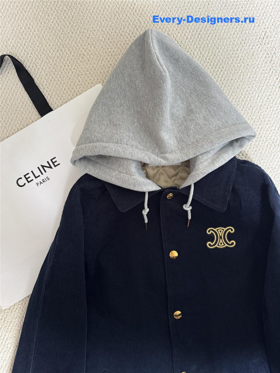 Ce1i*e triomphe corduroy coat jacket