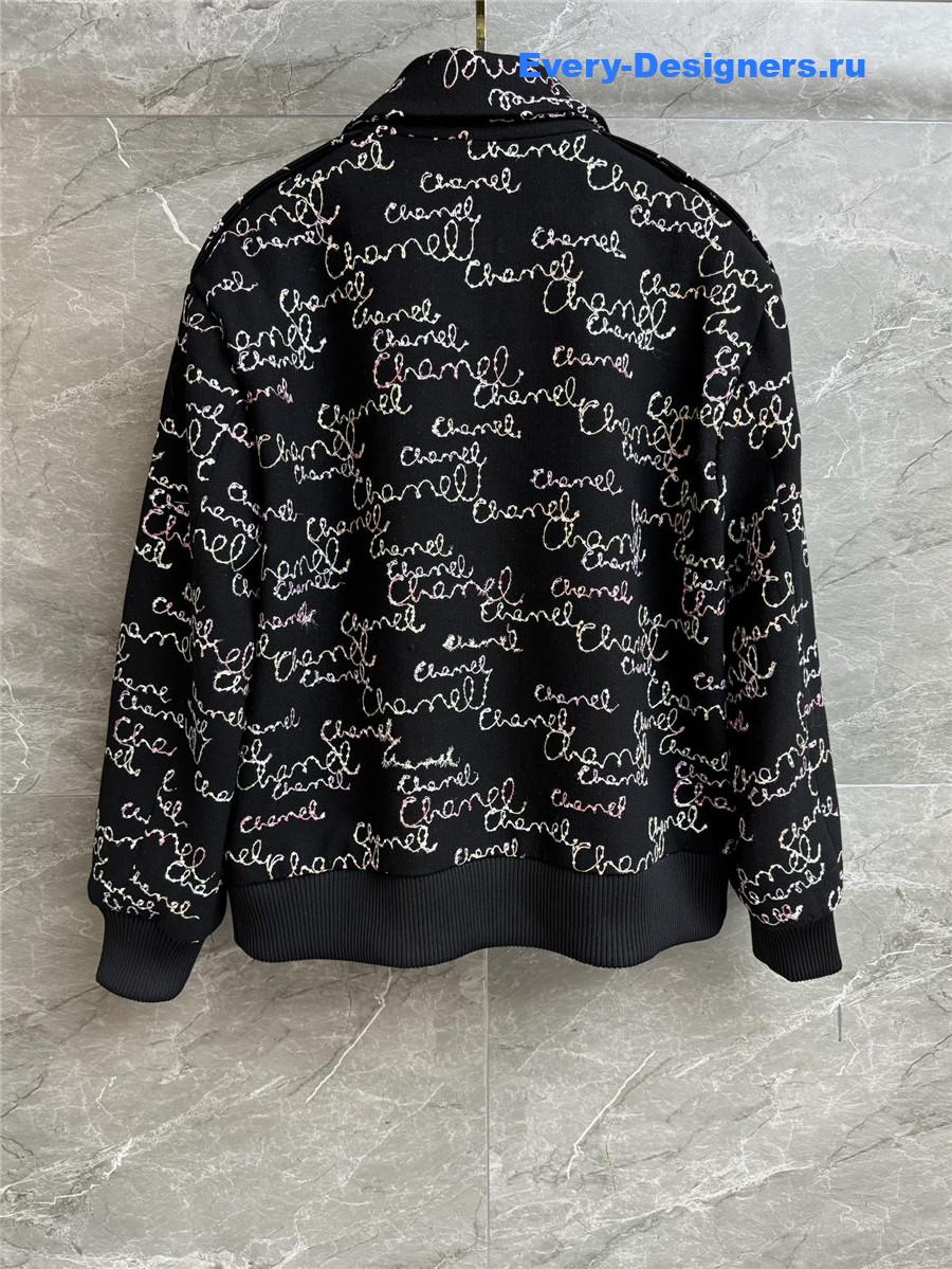 Ch**el sequined embroidered jacket