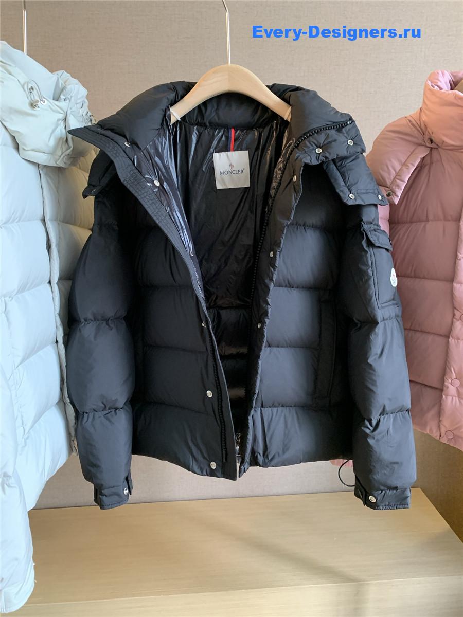 Moncler Black Maya 70 Hooded Down Jacket