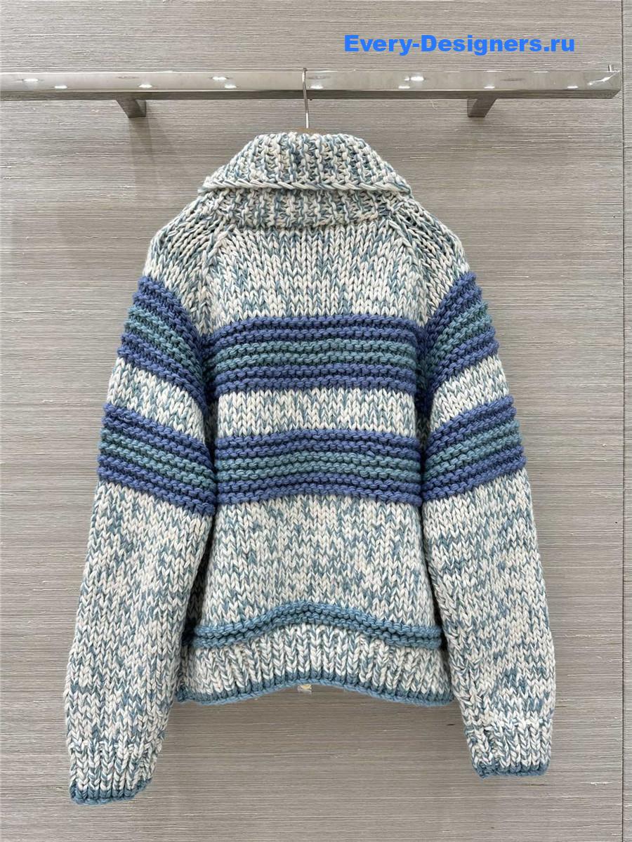 Ch**el coco chunky knit crochet sweater