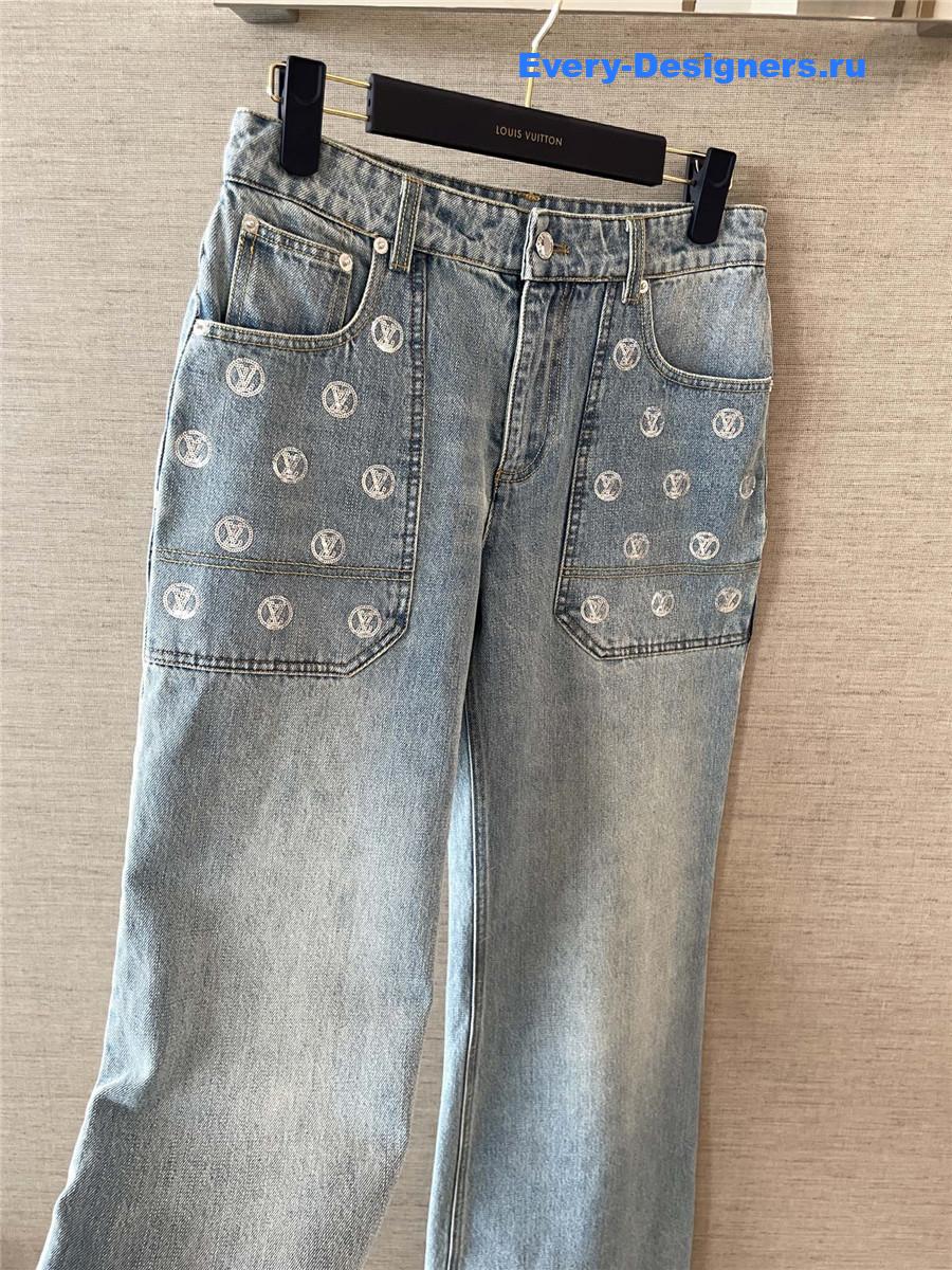 l0vis Vvtt0n signature sequin slim-fit jeans