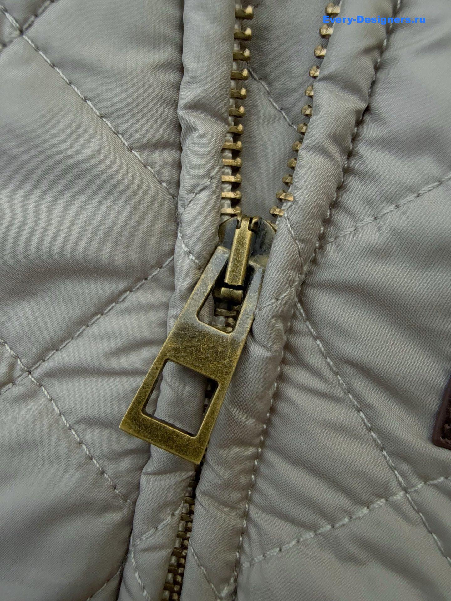 L0ew* corduroy-collar quilted barn jacket