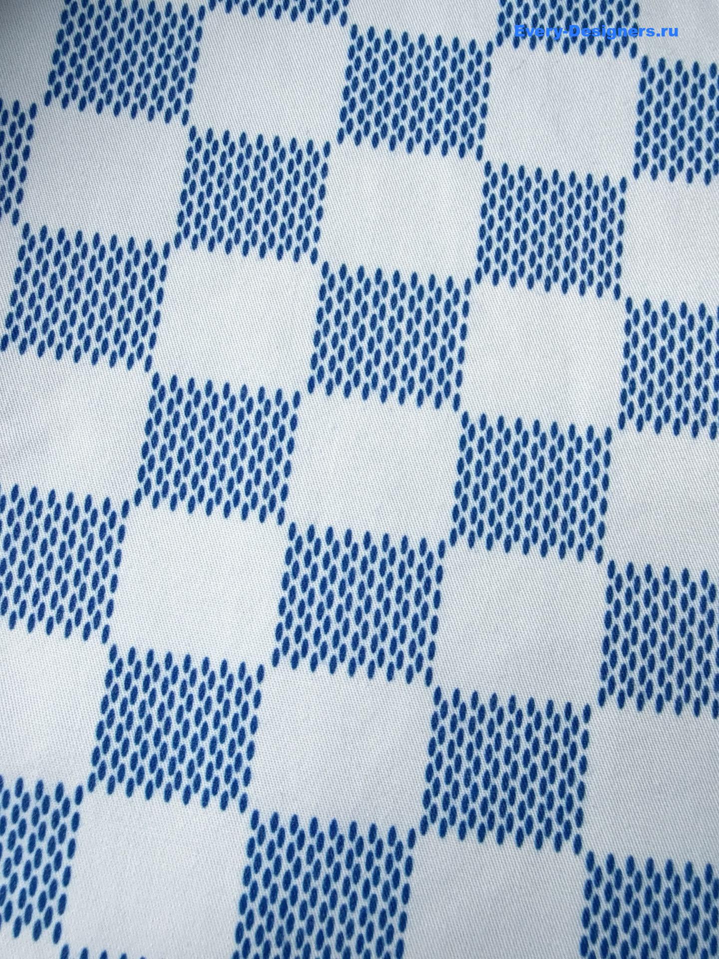 l0vis Vvtt0n flocked monogram denim hoodie