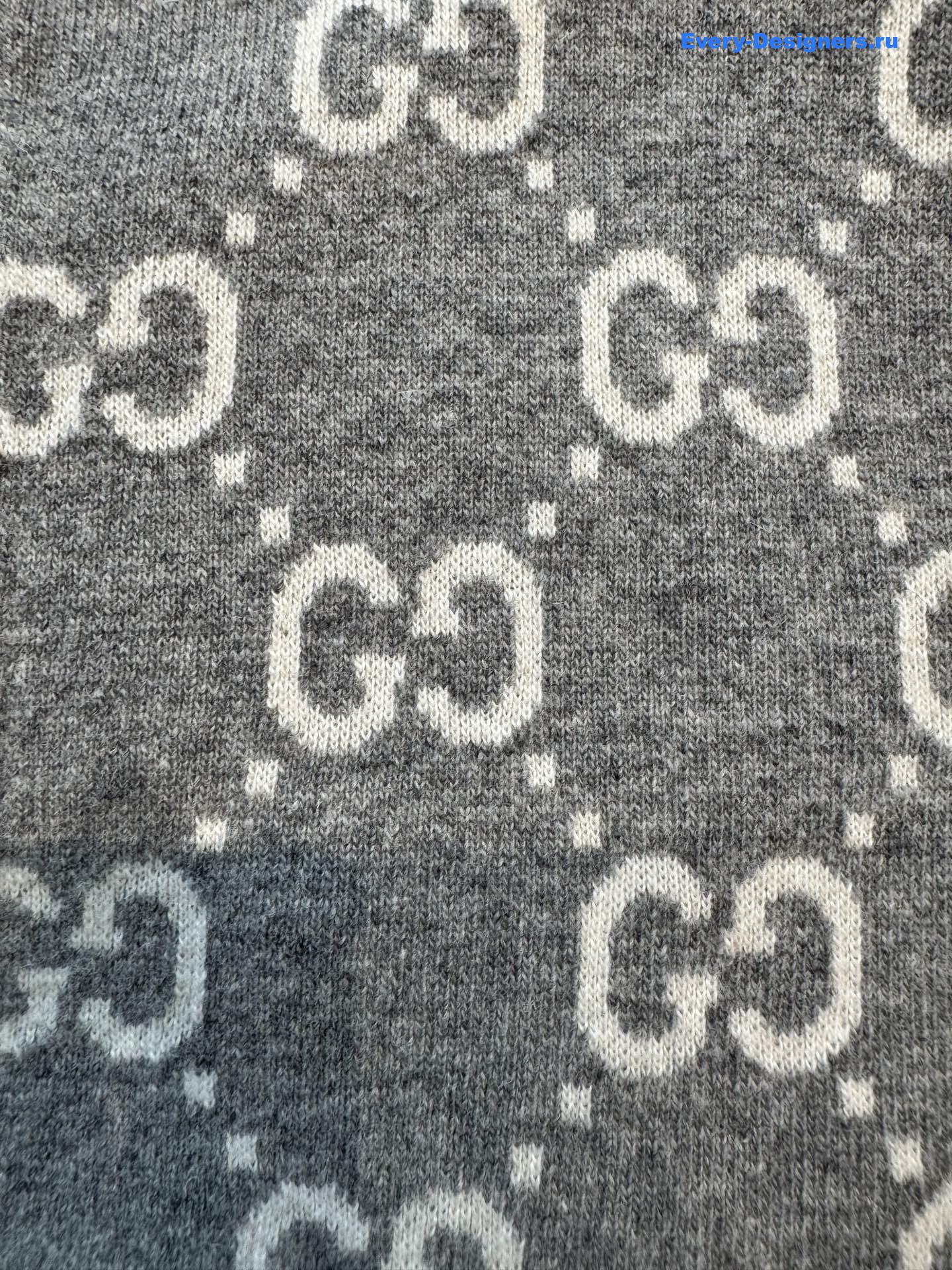 Gvc*1 gg grey wool hooded cardigan