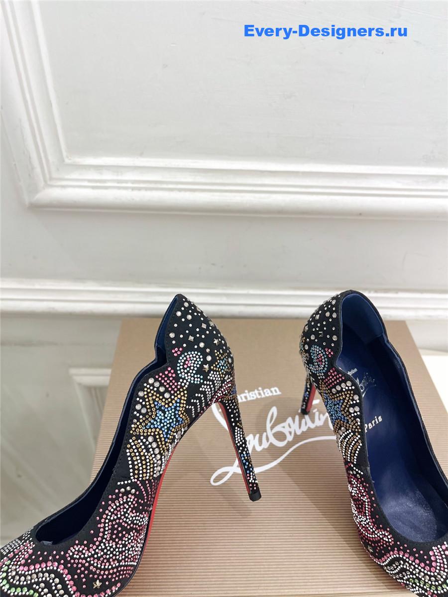 Chr1st1an louboutin hot chick starlight embellished pumps
