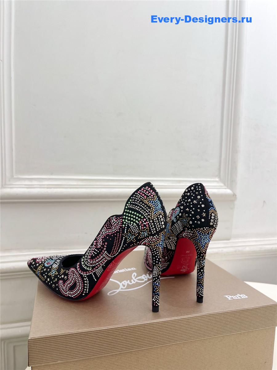 Chr1st1an louboutin hot chick starlight embellished pumps