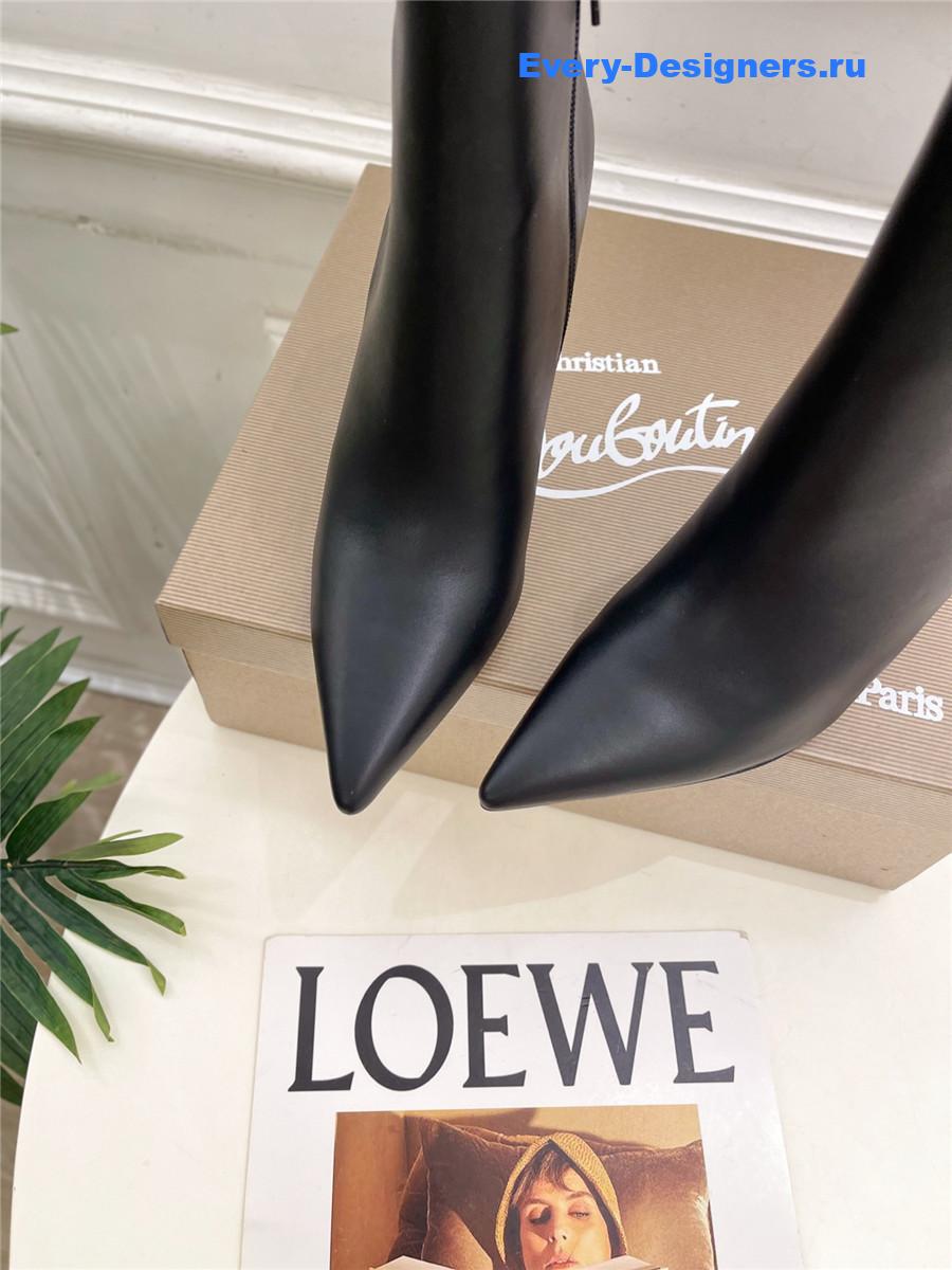 Chr1st1an louboutin so kate black leather boot