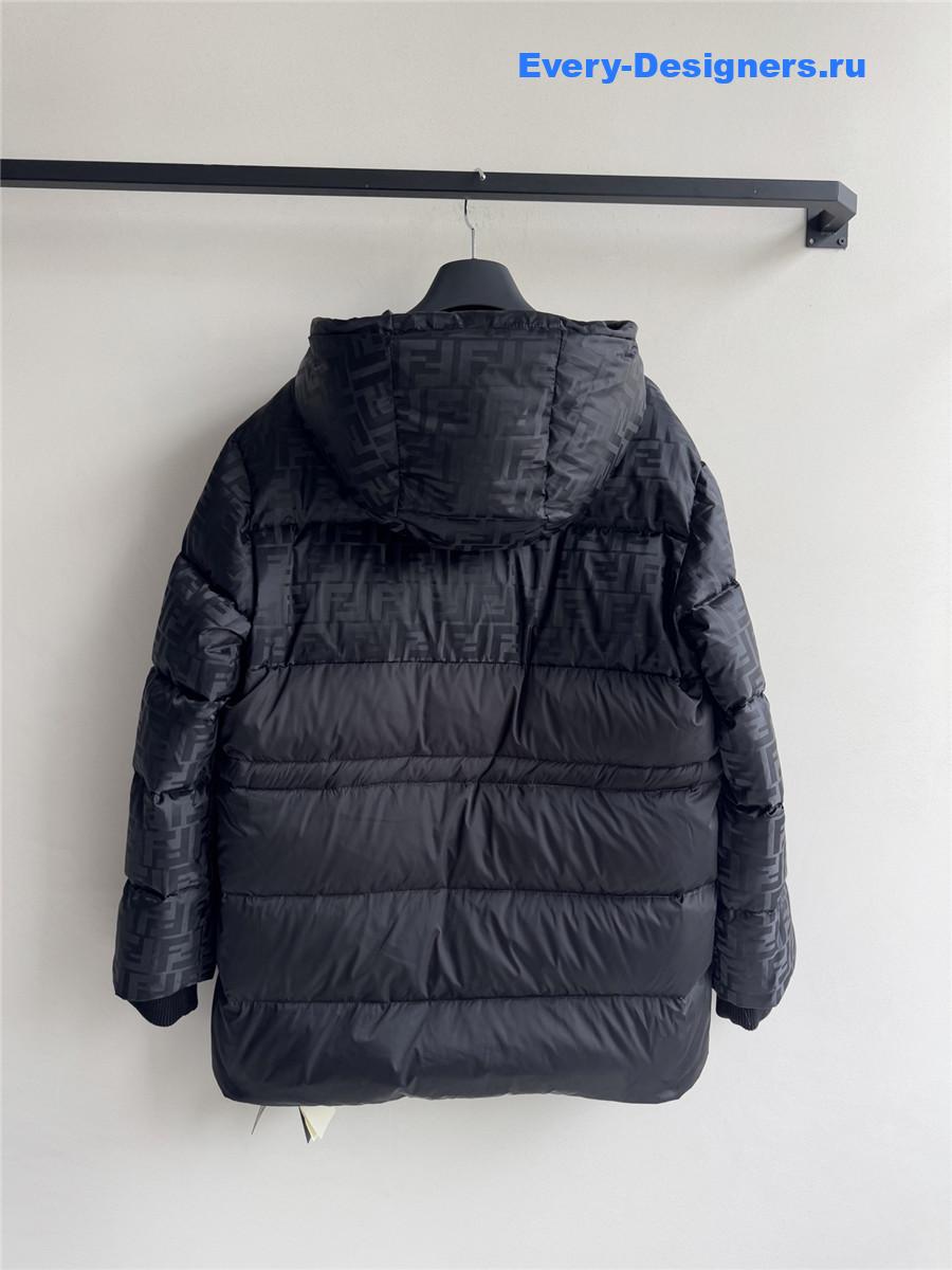 F**di ff monogram hooded jacket