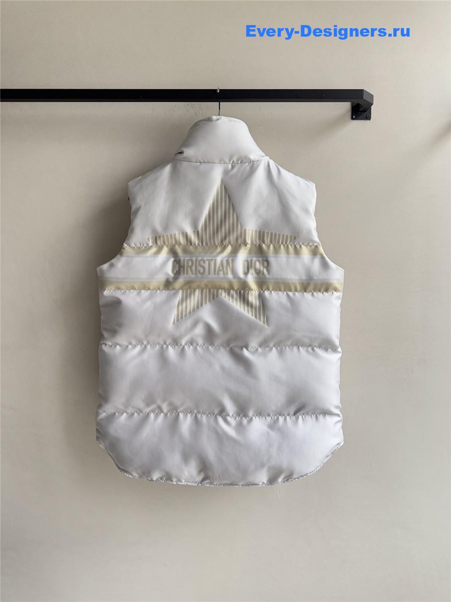D10r D10ralps white puffer vest