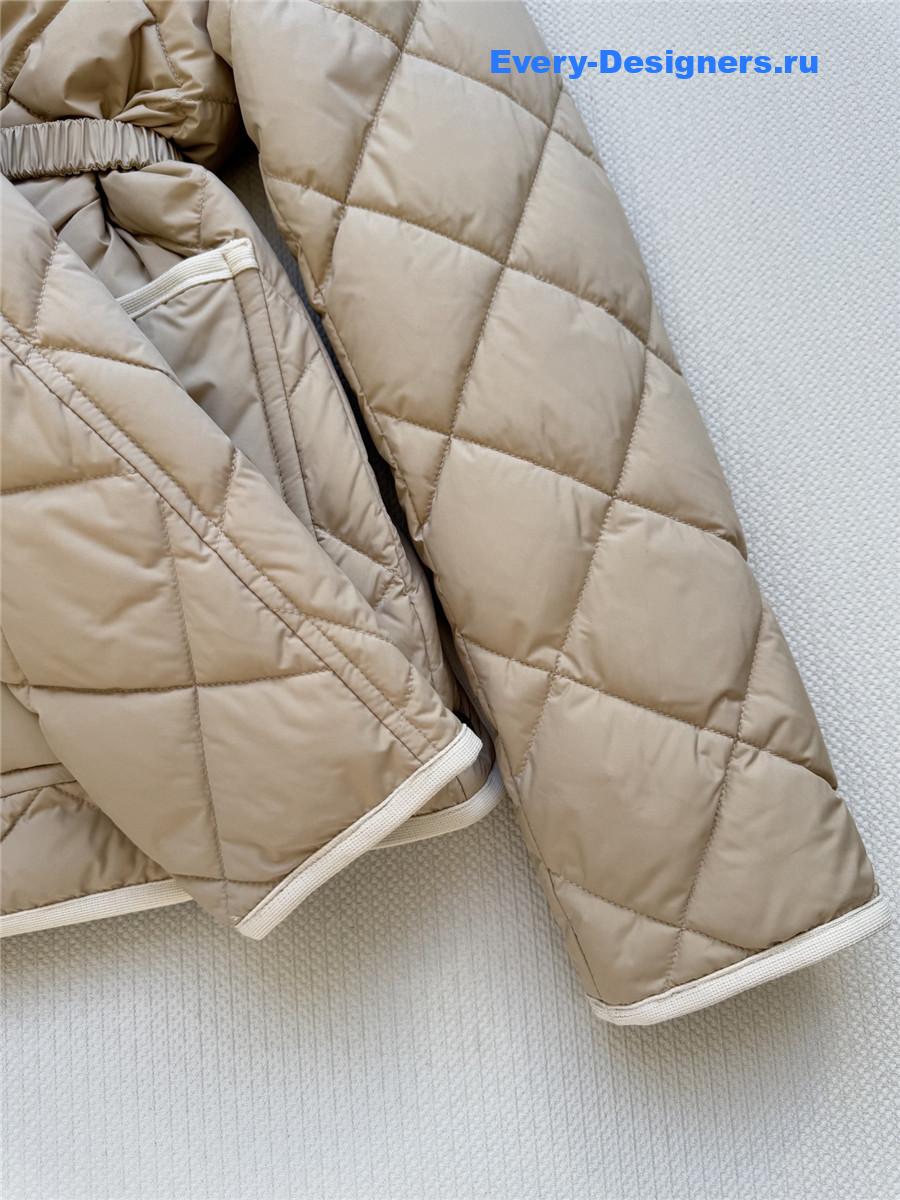 Moncler Cygne Faux Shearling-trimmed Down Jacket