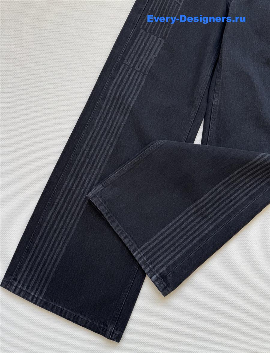 D10r black wide-leg jeans
