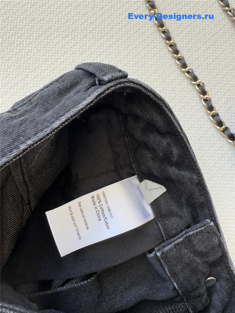 D10r black wide-leg jeans