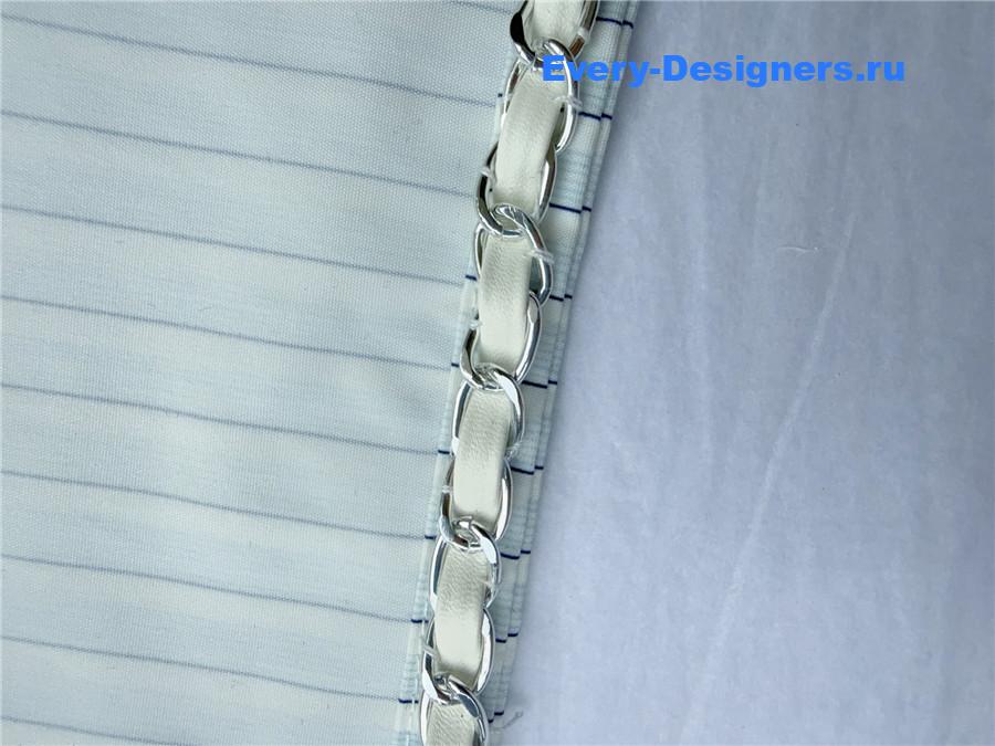 Ch**el striped poplin cropped shirt