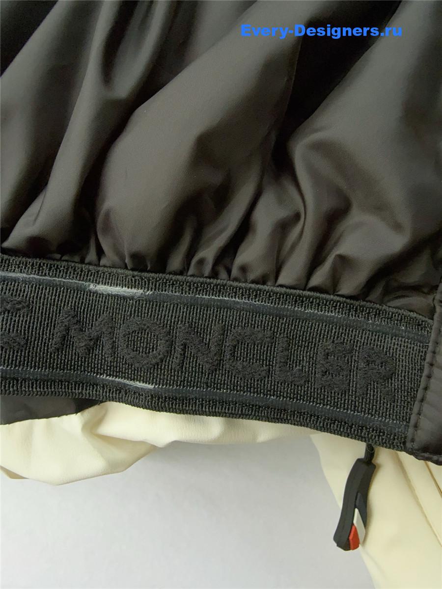 Moncler White Ivory Wollemi Hooded Down Ski Jacket