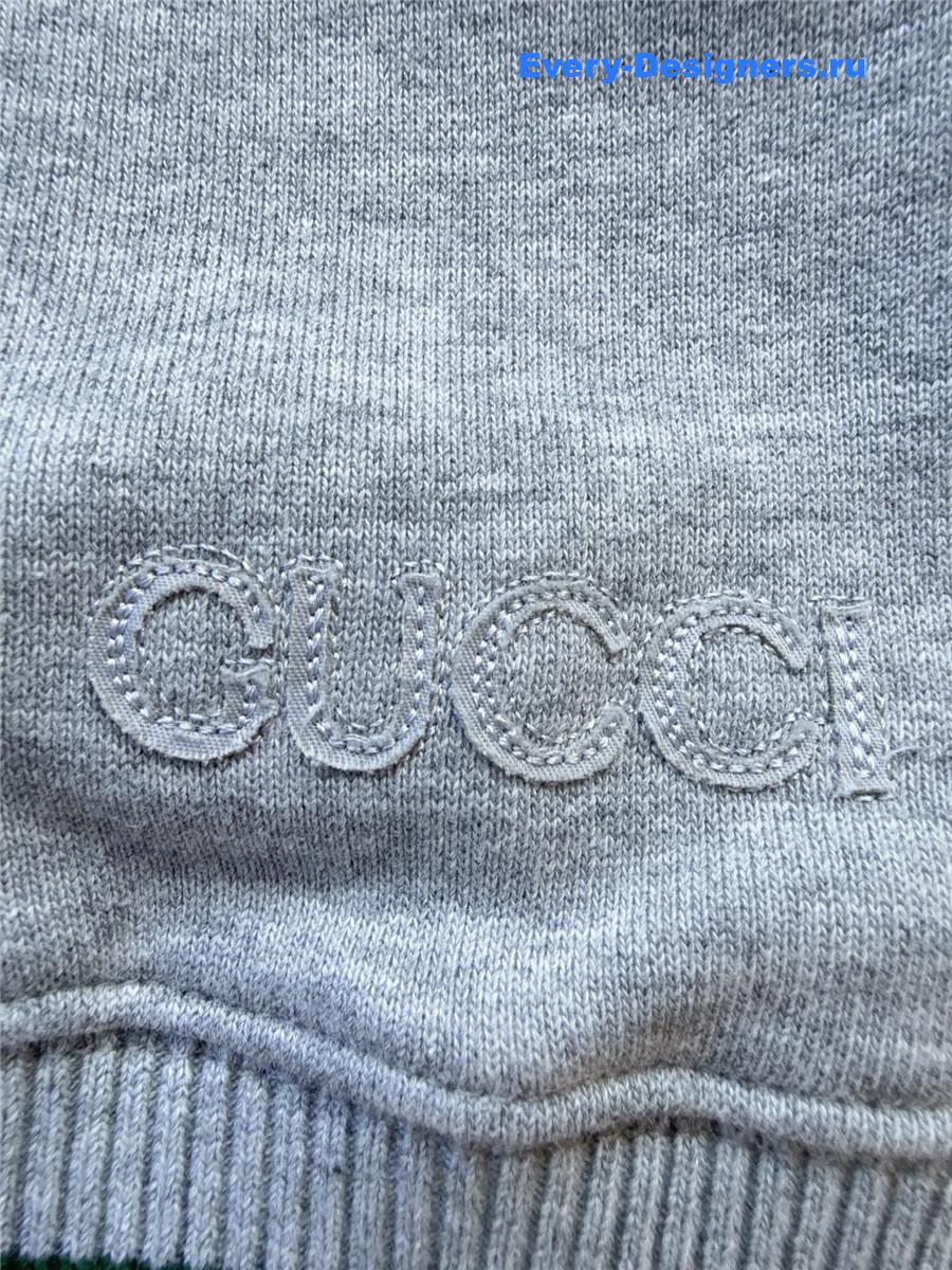 Gvc*1 appliquéd striped cotton-jersey track pants set