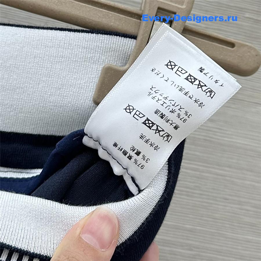 Miu Miu Navy Blue Drawstring Pants