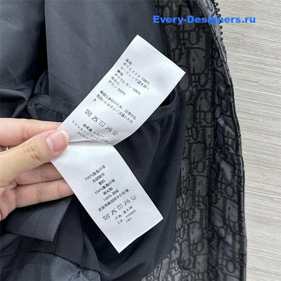 D10r D10ralps grey quilted technical taffeta puffer jacket