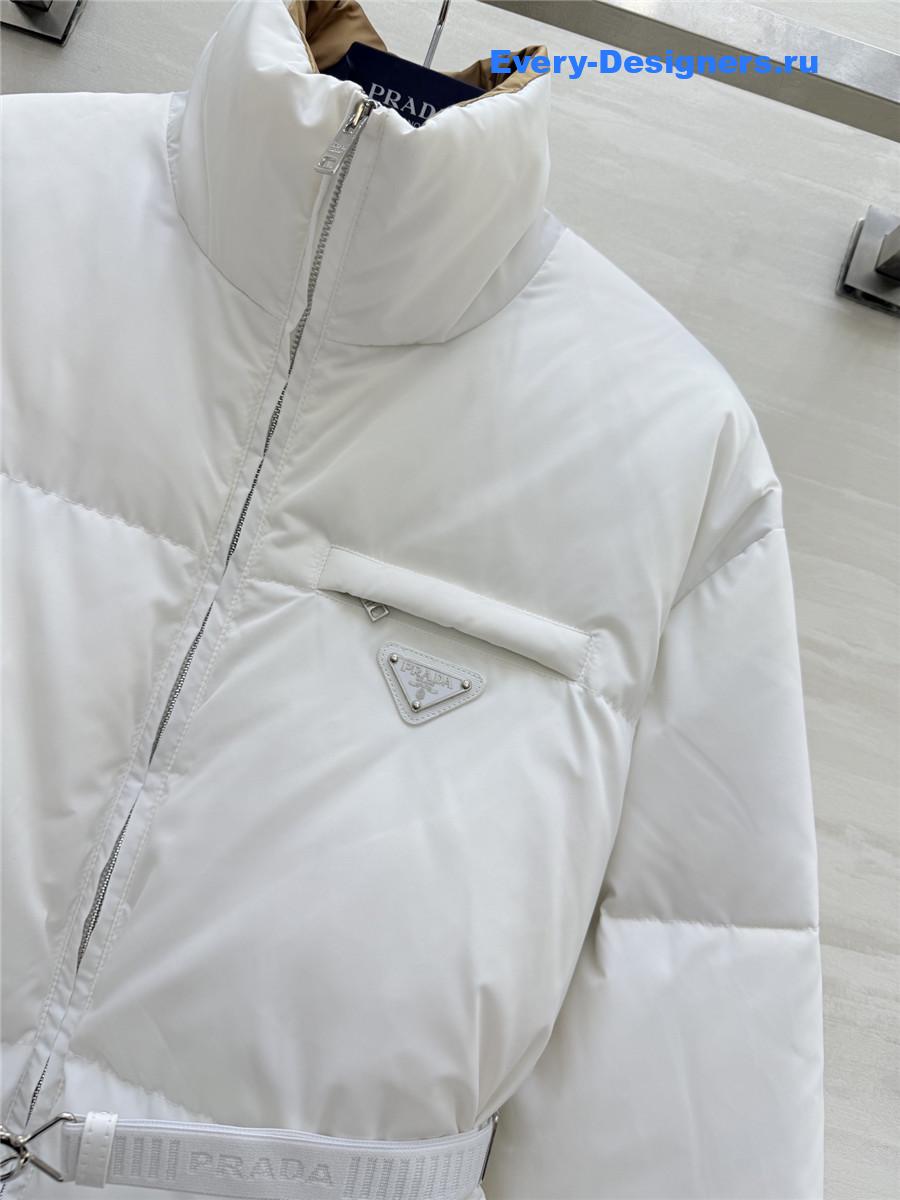 Pra*a white down jacket