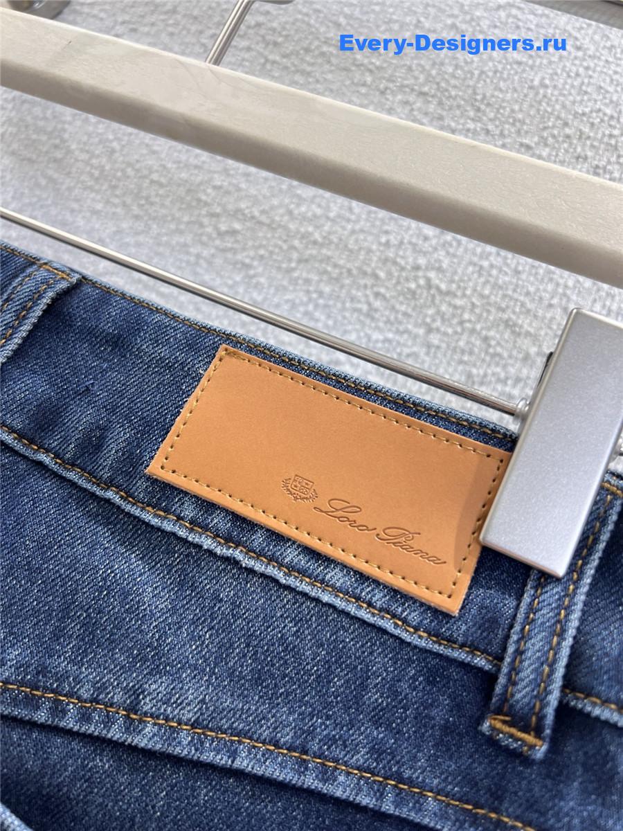 L0r0 P1ana blue flared jeans