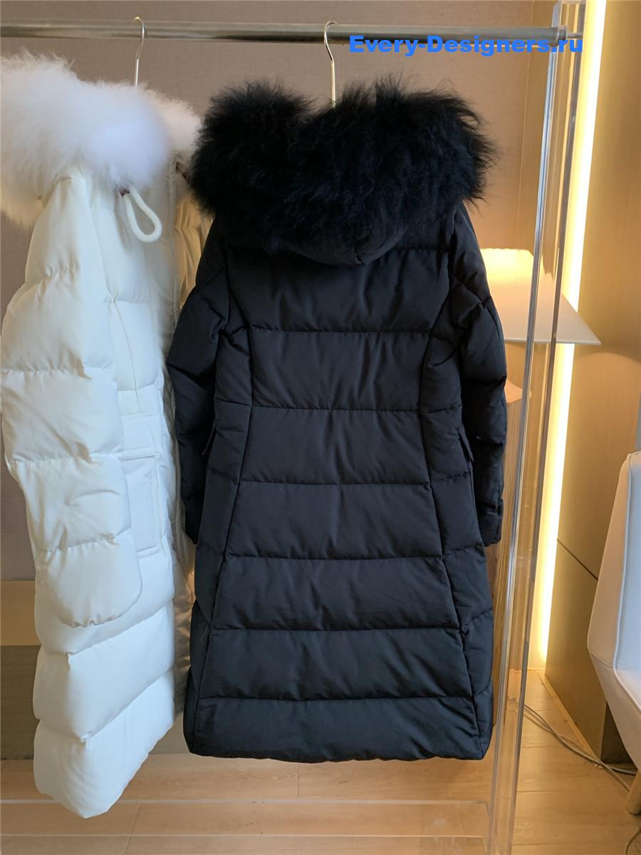 Moncler Ruvuma Black Long Down Jacket