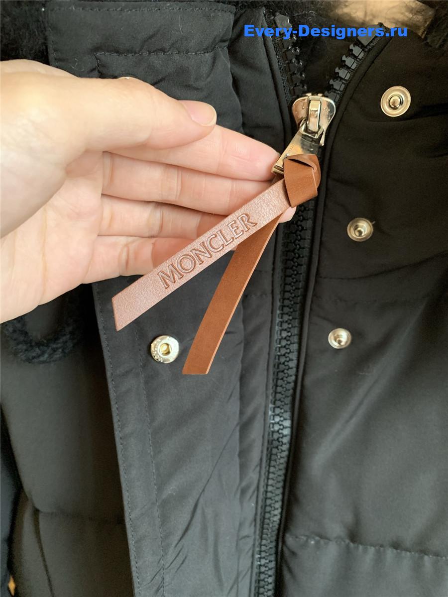 Moncler Ruvuma Black Long Down Jacket